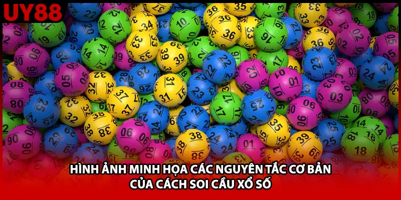 Hình ảnh minh họa các nguyên tắc cơ bản của cách soi cầu xổ số